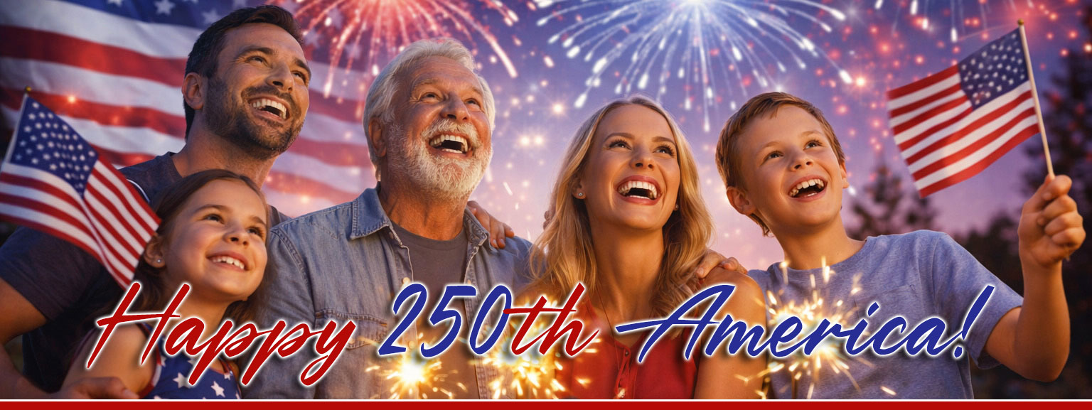 Wald Fireworks family-celebrating
